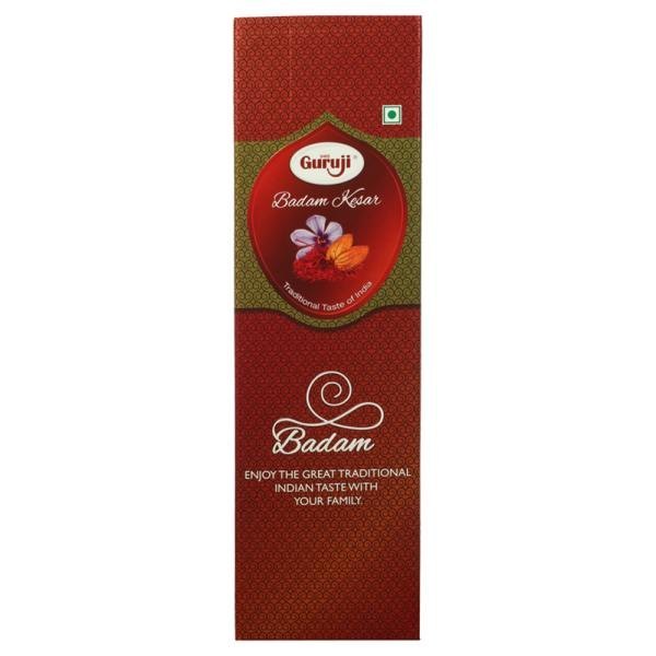 Shree Guruji Badam Kesar Syrup 1 L, Packaging Size: 1000 ml