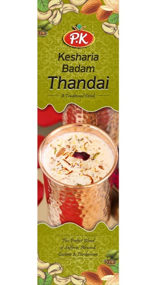 P.K. Kesariya Badam Thandai, Packaging Size: 750 ml, Packaging Type: Bottle