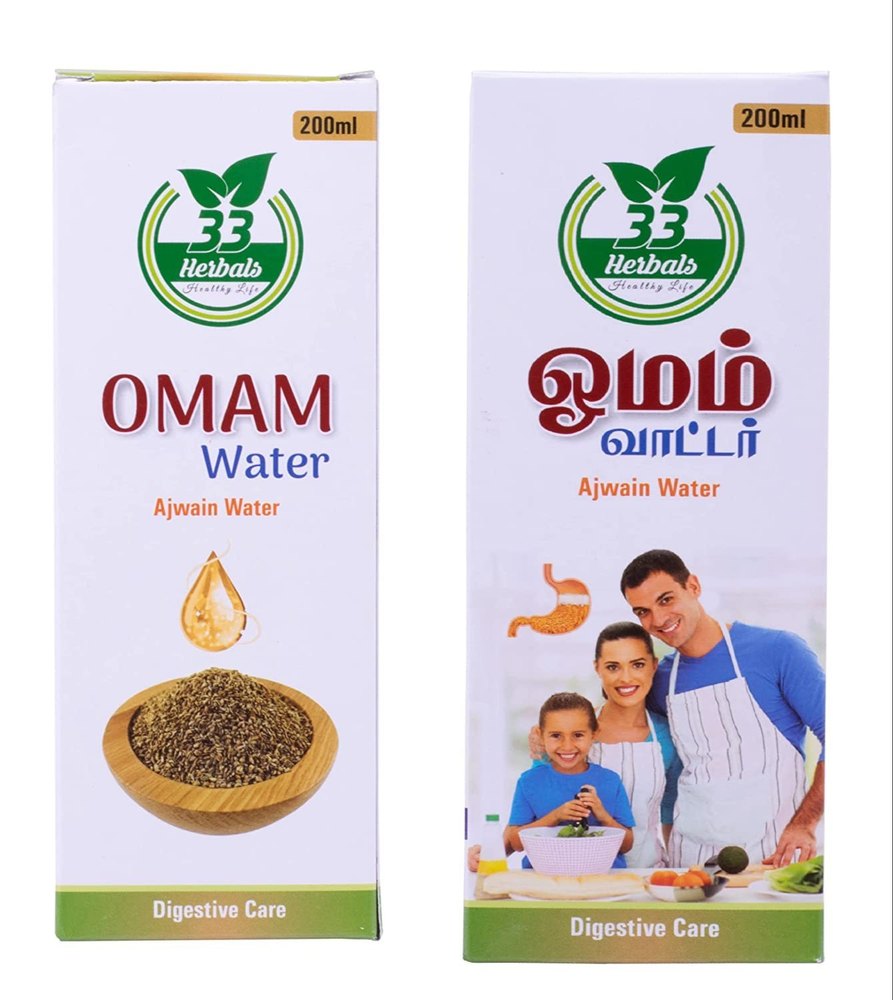 33 Herbals Omam Water, Packaging Size: Box