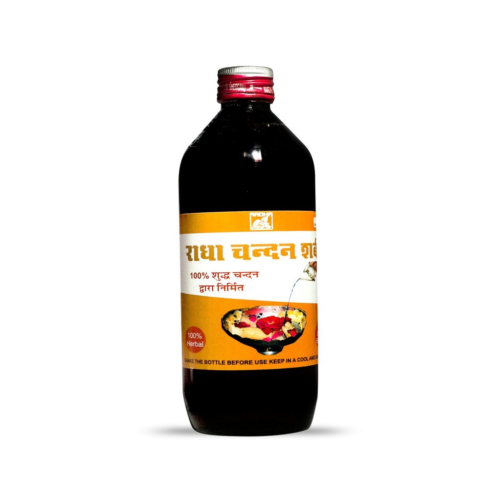 Radha Natural Chandan Sharbat, Packaging Size: 200ml, Packaging Type: Bottle