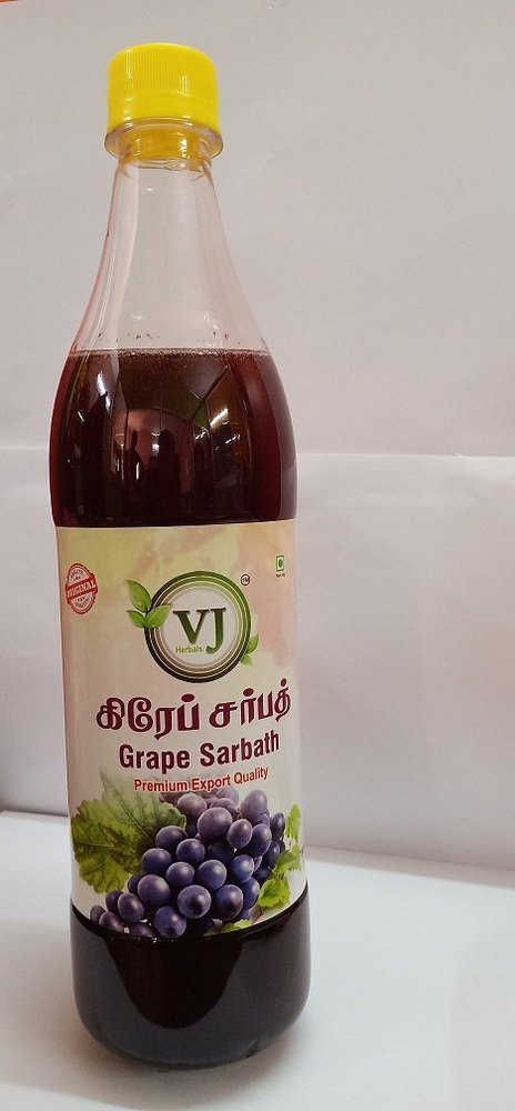 Syrup Grape Sharbath, Packaging Type: Bottle, Packaging Size: 750ml