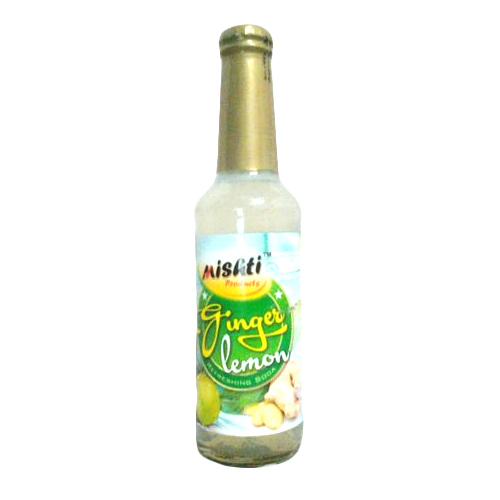 Mishti Ginger Lemon Flavoured Drink, Packaging Type: Glass Bottle