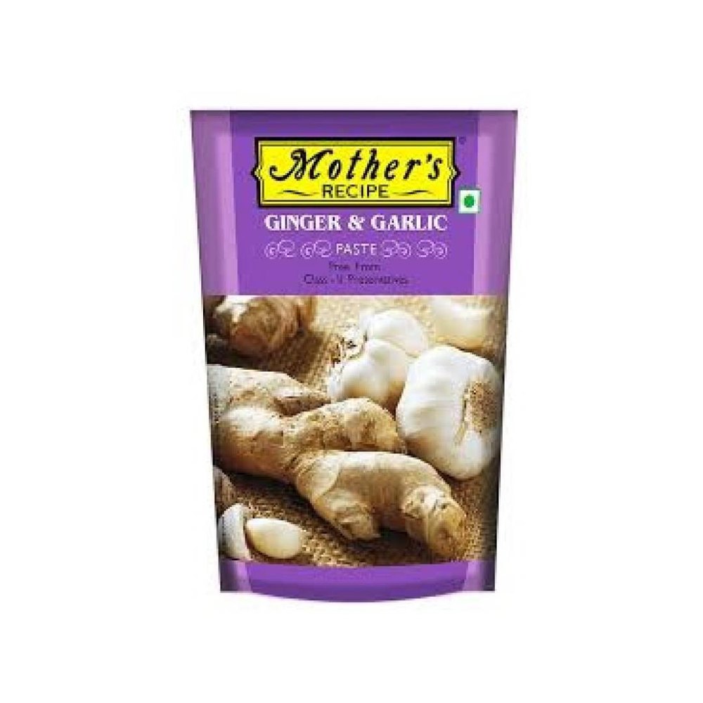 Mother\'s Ginger & Garlic Paste, Packaging Size: 500 g, Packaging Type: Pouch