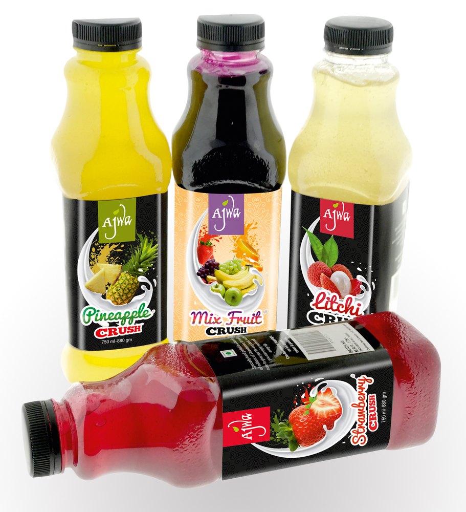 Bottle AJWA Fruit Crush, Packaging Size: 750 ml, Liquid