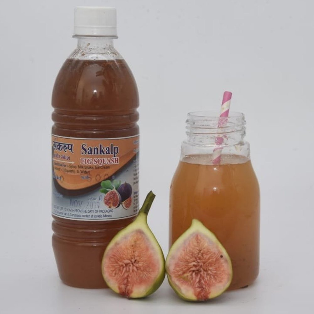 Yellow Bottle 500ml Fig Squash