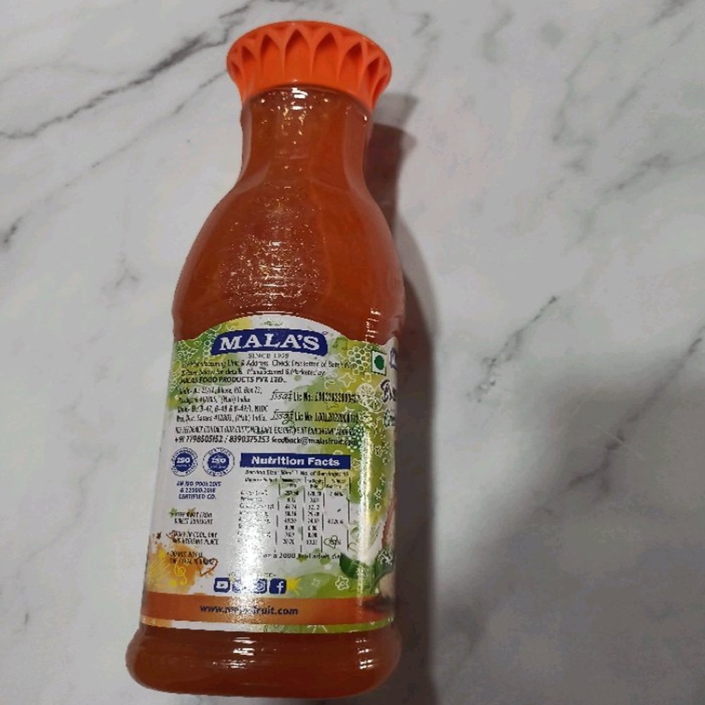 Sugar Orange 750ml Malas Butterscotch Crush, Packaging Type: Bottle