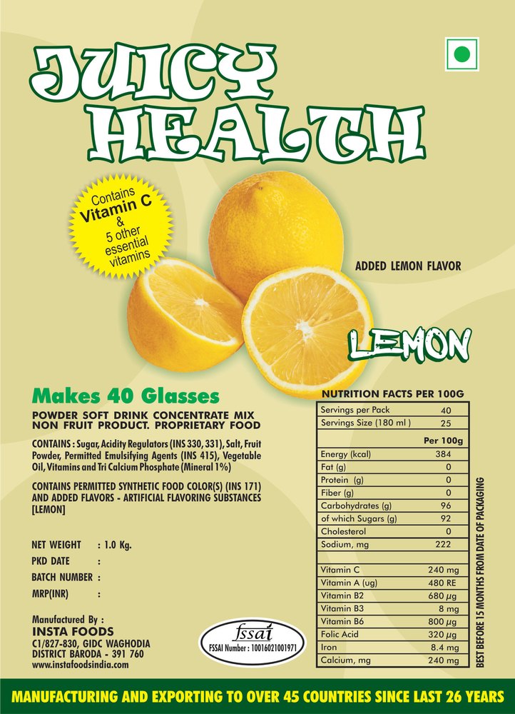 Instant Nimbu Pani Drink Mix