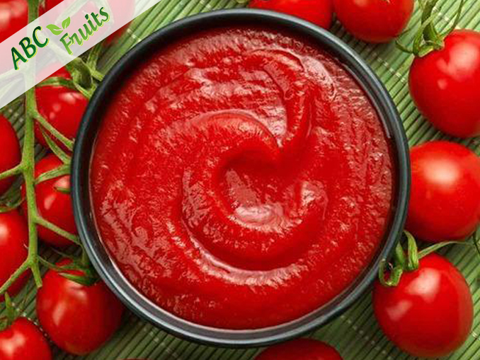 ABC Fruits Tomato Puree, Packaging Size: 228 Kgs
