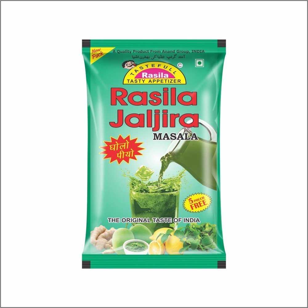 Printed Laminated Pouch Glossy Rasila Jaljira-pouch, Heat Sealed