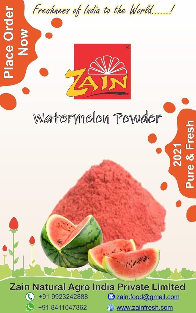 ZAIN Watermelon Powder, Packaging Type: 20 Kg Carton Box
