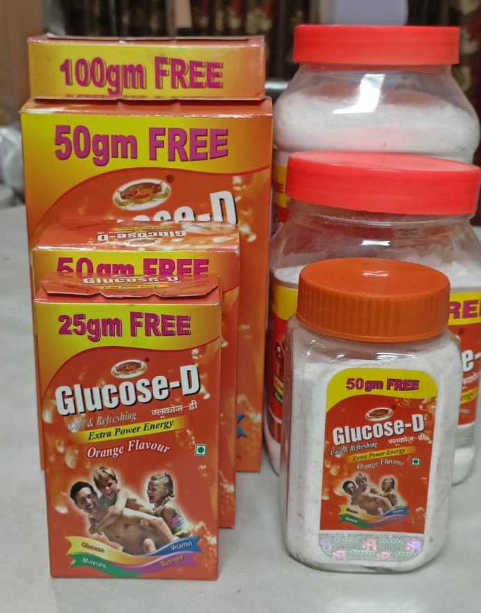 Glucose Orange Powder, Packaging Size: 100 g, 500g and 1 kg