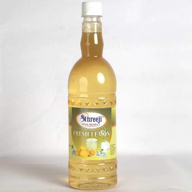 Shreeji Fresh Lemon Syrup, Packaging Size: 750 ML, Packaging Type: Plastic Bottle