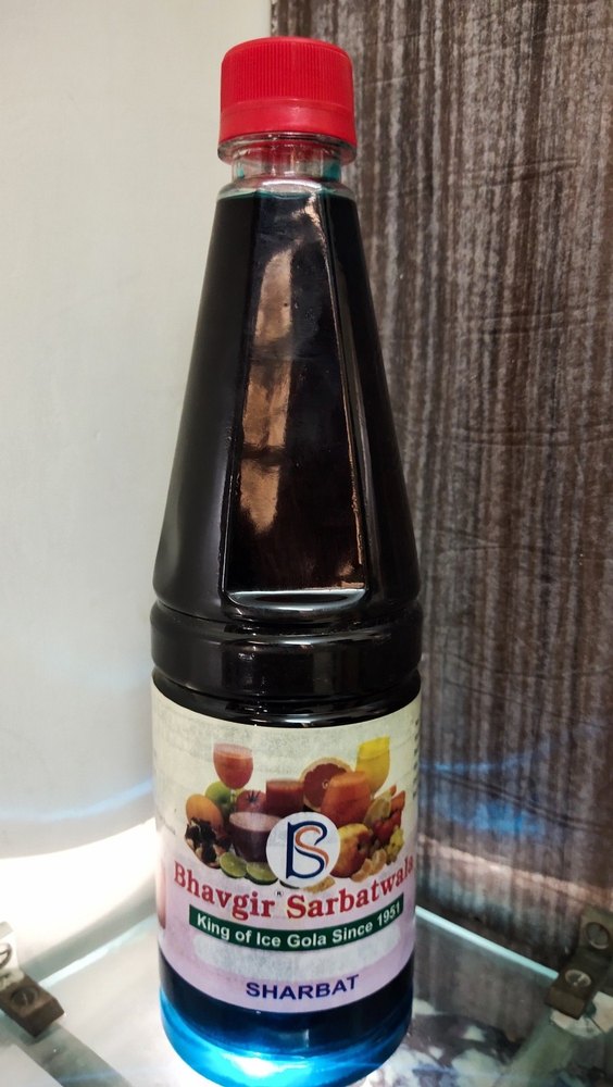 Bhavgir Sarbatwala Blueish Blue Lemon Syrup, Packaging Size: 750ml, Packaging Type: Plastic Bottle