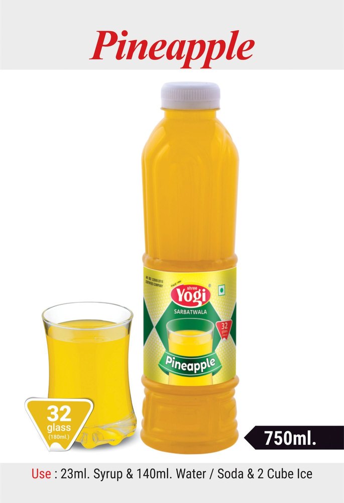 Yogi Pineapple Sarbat Syrup