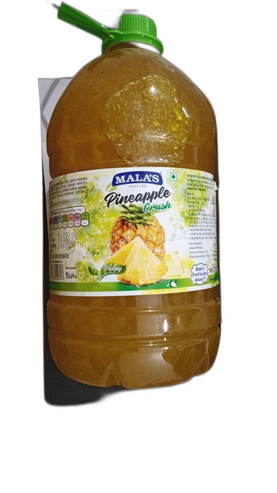 5kg Mala\'s Pineapple Fruit Crush 5Ltr