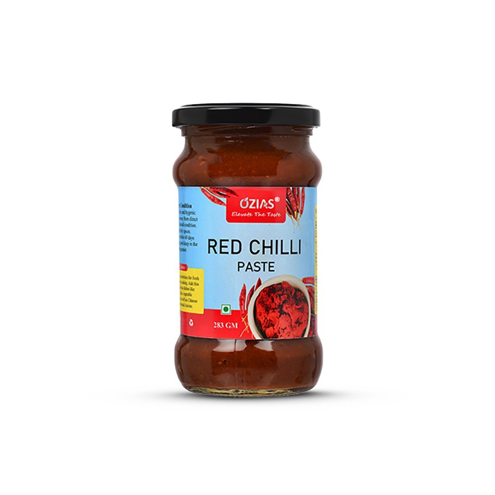 Ozias Red Chilli Paste, Packaging Size: 283 Gm, Packaging Type: Glass Jar