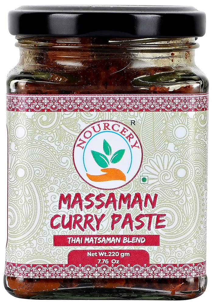 Nourcery Thai Massaman Curry Paste, Packaging Size: 220g, Packaging Type: Jar