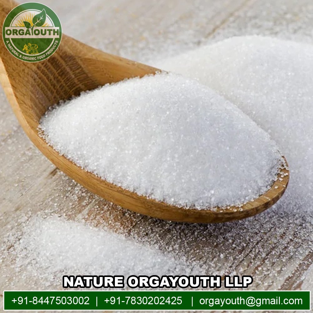 Indian Organic Certified White Sugar, Packaging Size: 50 Kg, Packaging Type: Plastic Bag