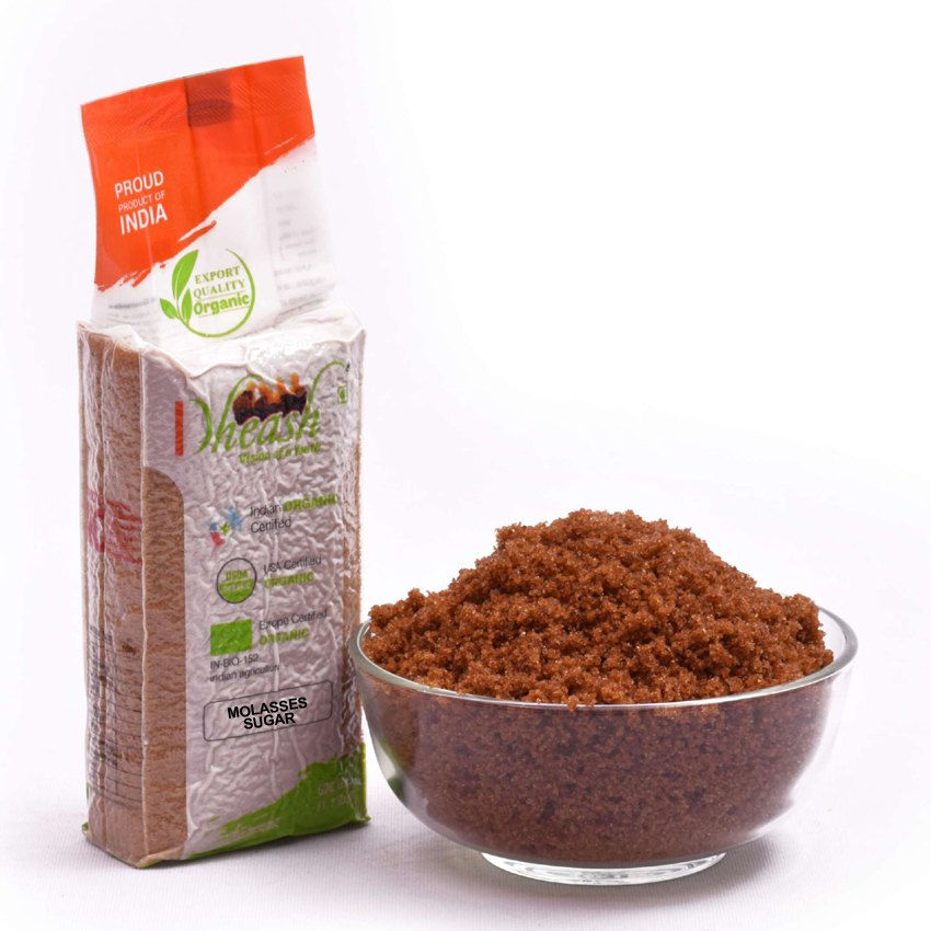 Organic Molasses Sugar 500gms, Crystal, Packaging Size: 500 Grams