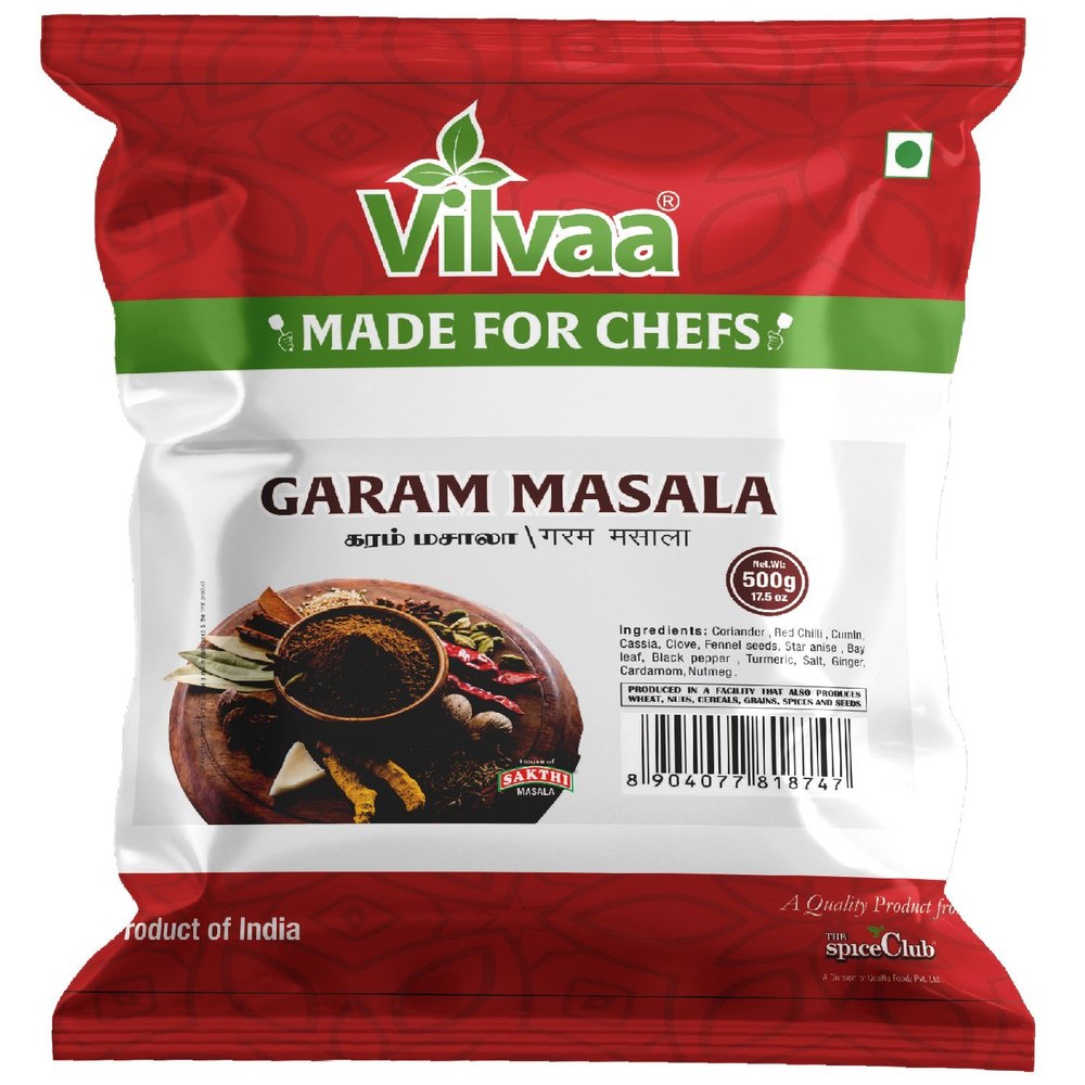 Vilvaa Garam Masala, Packet