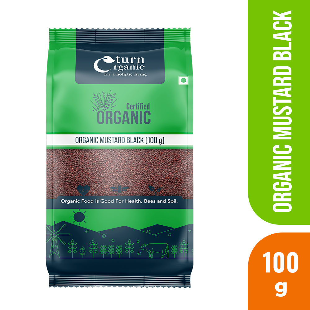 100gm Turn Organic Mustard Black
