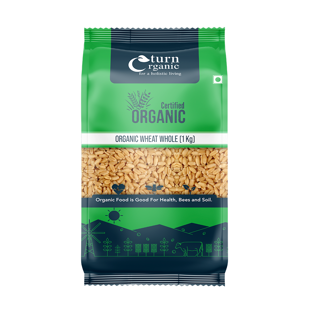 1kg Turn Organic Whole Wheat, For Farming, High in Protein