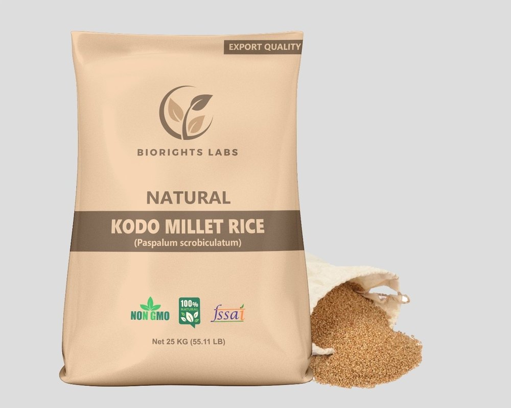 Brown Natural Kodo Millet Rice, Packaging Size: 25 Kg (55.11 lb), High in Protein img