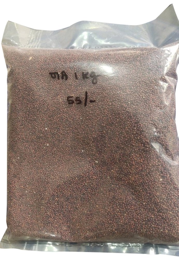 Reddish Brown Dry 1kg Organic Finger Millet