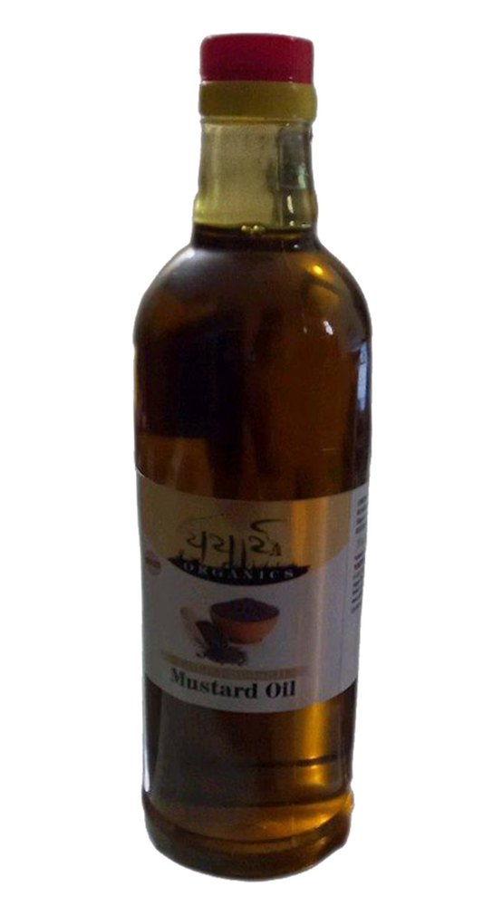 Yatharth Lowers Cholesterol Organic Mustard Oil, Packaging Type: Plastic Bottle, Packaging Size: 1 L