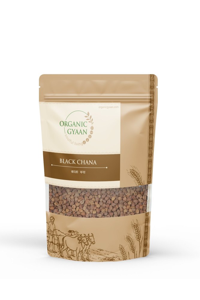 Organic Gyaan Black Chana, Packaging Size: 1 Kg