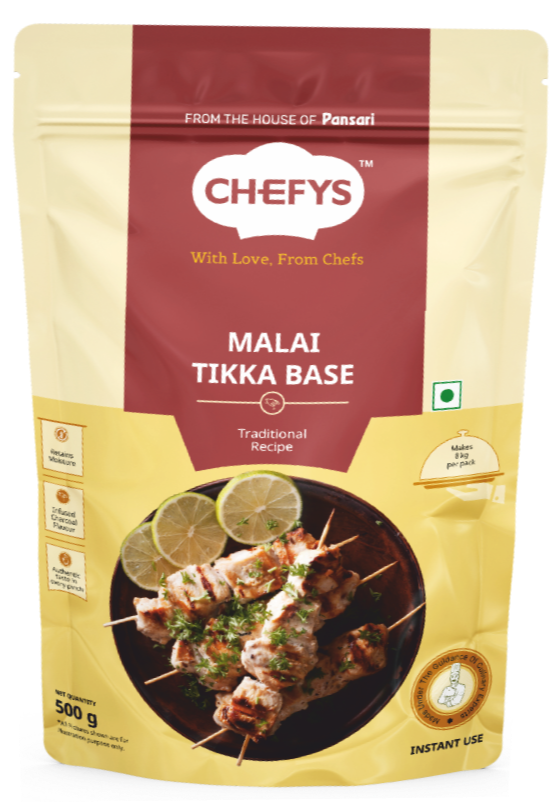 Powder 500g Pansari Chefys Malai Tikka Base, Cooking