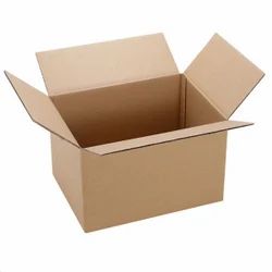 Brown Rectangular Corrugated Paper Boxes, Weight Holding Capacity (Kg): 5 - 10 Kg