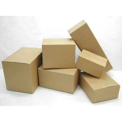 Cardboard Rectangle Laminated Corrugated Box, Box Capacity: 6-10 Kg