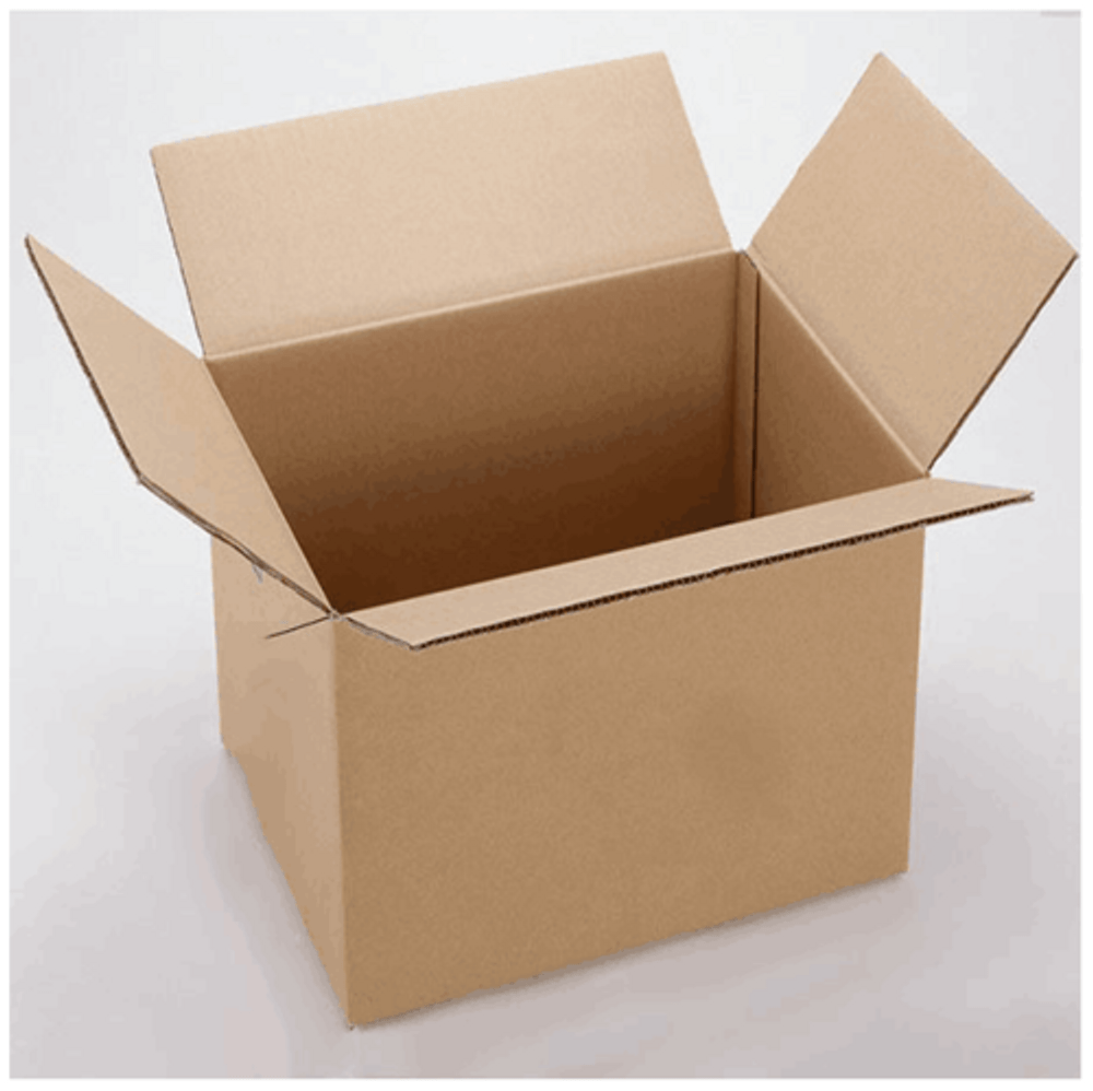 Brown Rectangular 3 Ply Plain Corrugated Food Box