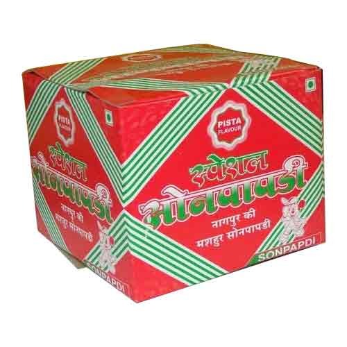 Multicolour Paper Printed Soan Papdi Box