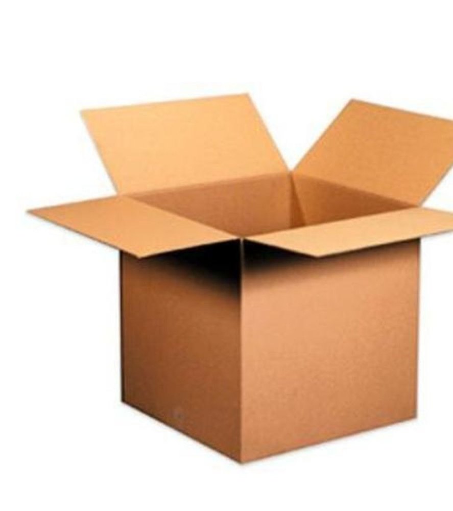 Brown Plain 5 Ply Square Corrugated Box