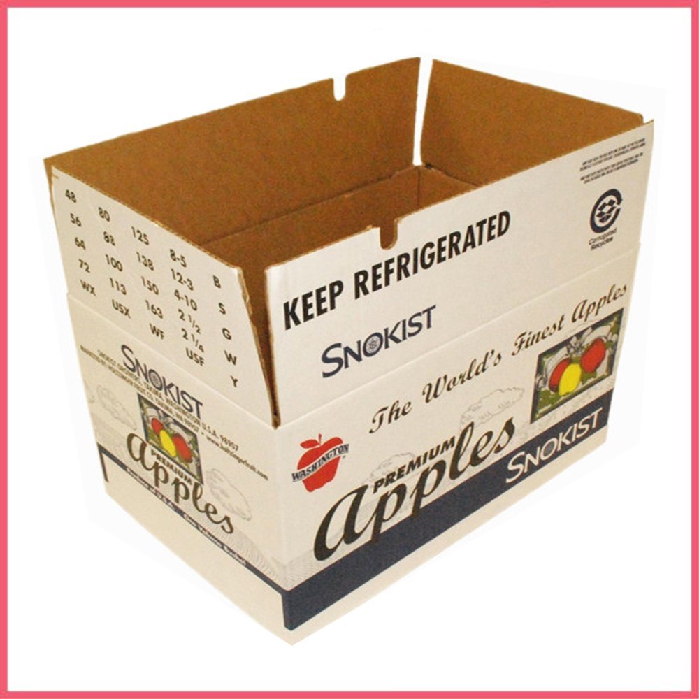 Cardboard Double Wall 5 Ply Vegetable Fruits Packaging Box, For Restaurant