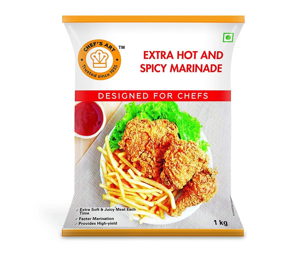 Chef\'\'S Art Extra Hot And Spicy Marinade (1 Kg), Packaging Size: 1000G