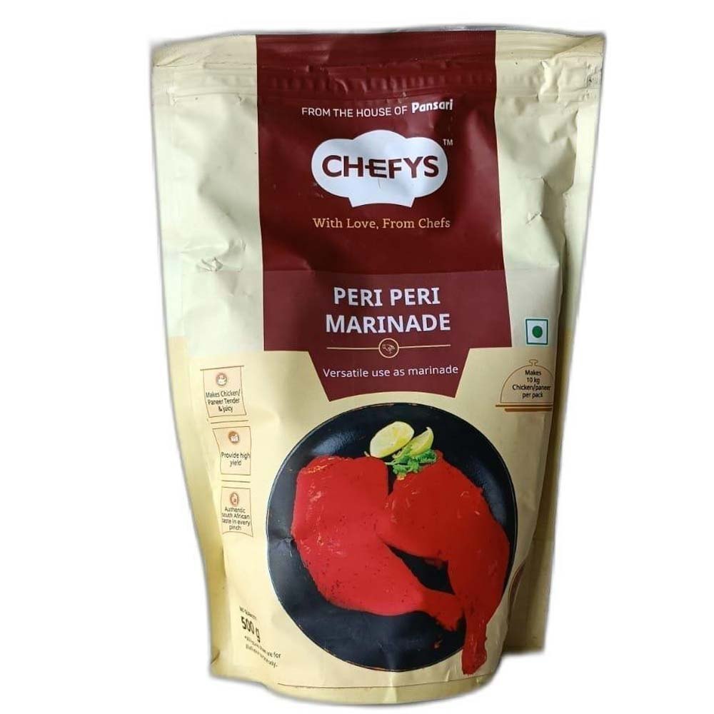 Chefys Peri Peri Marinade Sprinkler, Packaging Size: 500 g