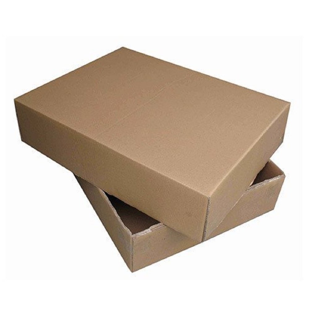 Brown Rectangular Plain Mailer Corrugated Packaging Box