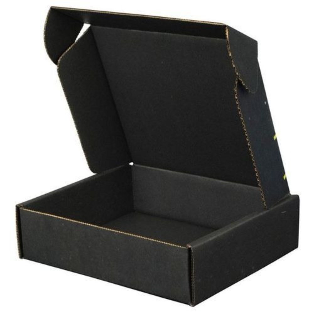 Single Phase 2 Ply Black Corrugated Paper Box