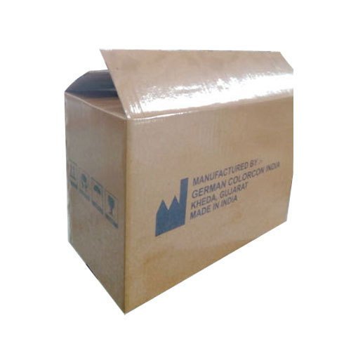 Rectangular Brown Laminated Corrugated Carton Box, For Packaging