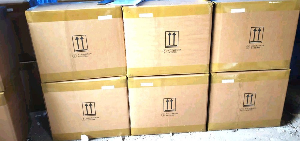 UN Approved Corrugated Box (X-35), 47x47x43 In CM