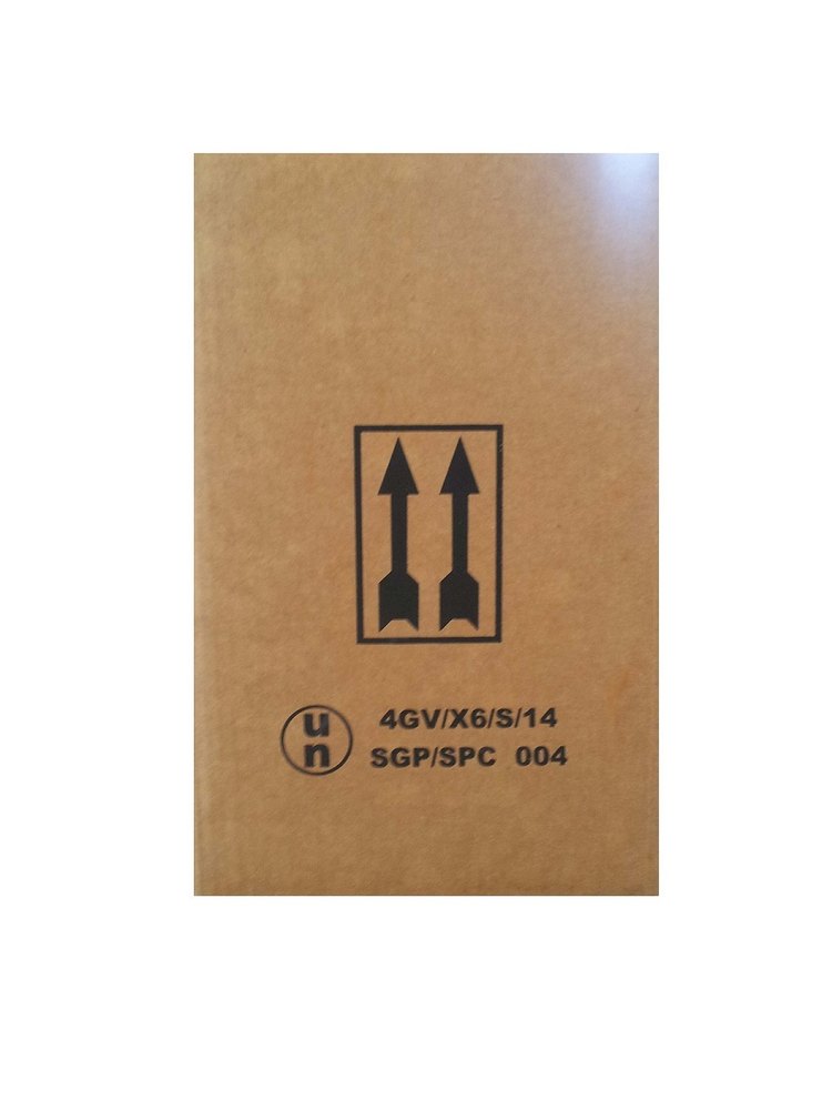 UN Approved 4GV-X6 Fibreboard Box Package