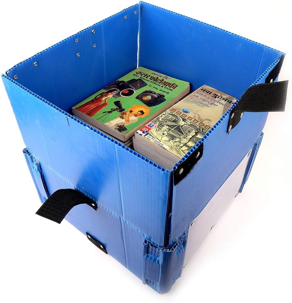 AE Polypropylene (PP) Plastic Corrugated Folding Box, Material Thickness: 2 - 5 mm, Size/Dimension: Customizable