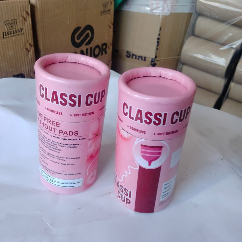 Single Wall 3 Ply Craft Paper Telescopic Container, < 5 Kg, Size: 65mm X 130mm