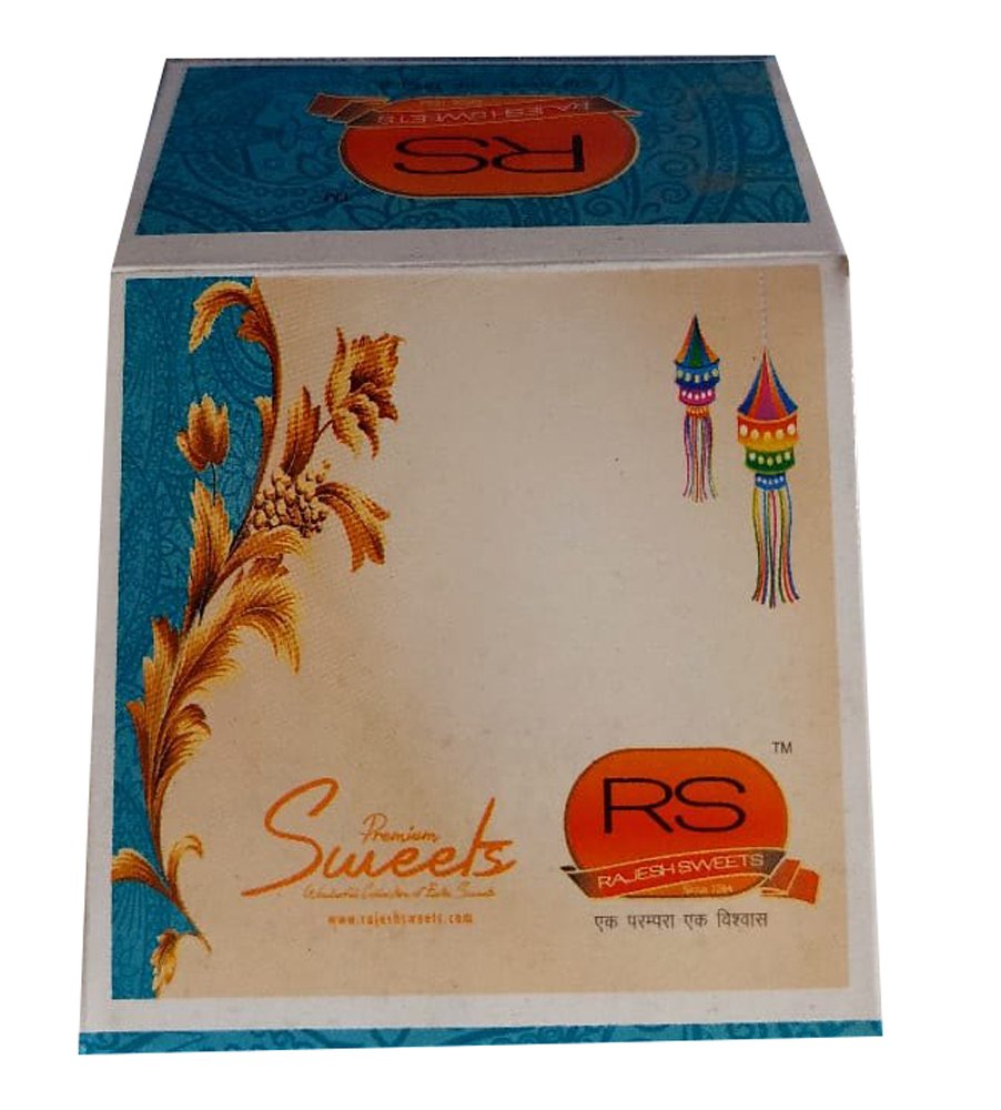 Sloping Shape Printed 8x5inch Cardboard Packaging Box, Box Capacity: 500 gm, Size: 8x5 Inch (lxw)