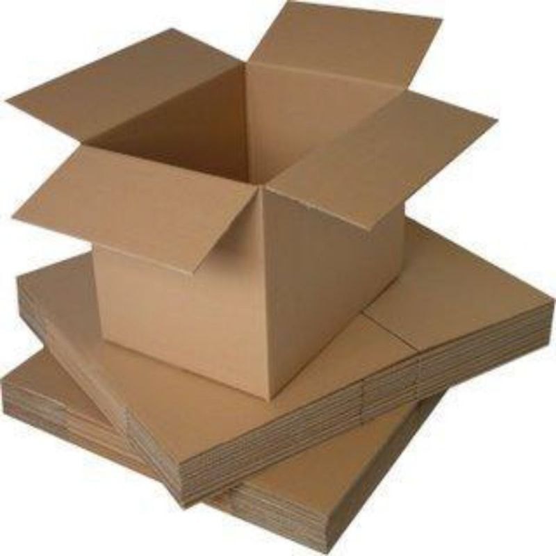Brown Custom Printed Single wall corrugated boxes, Weight Holding Capacity (Kg): 5 - 10 Kg