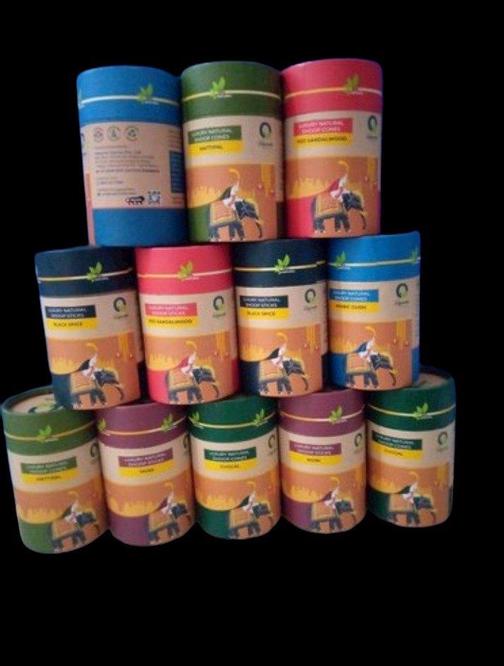 Label Telescopic Paper Containers, Packaging Type: Cylinderical, Size: Custom