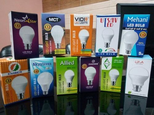 Cardboard LED Bulb Box, for Electronics